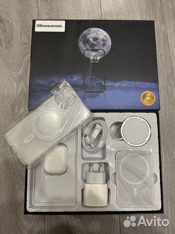 Набор Apple 6 в 1 airpods, magsafe, power bank