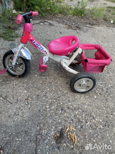 Детский трехколесный велосипед бу