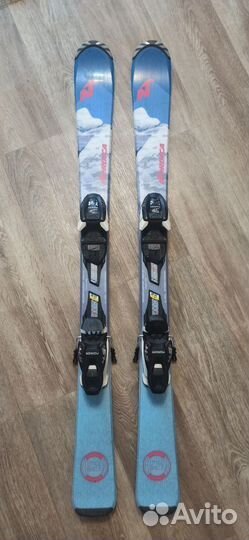 Горные лыжи детские Nordica 110 см с креплениями