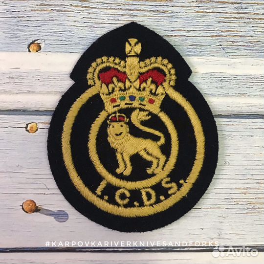 Кокарда Industrrial Civil Defence Service, UK