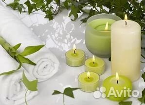 Свечи разные и раскрывающиеся музыкальные