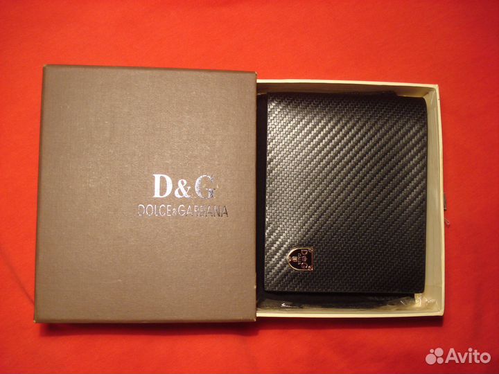 Портмоне Dolce Gabbana Италия Новый Мужской Черный