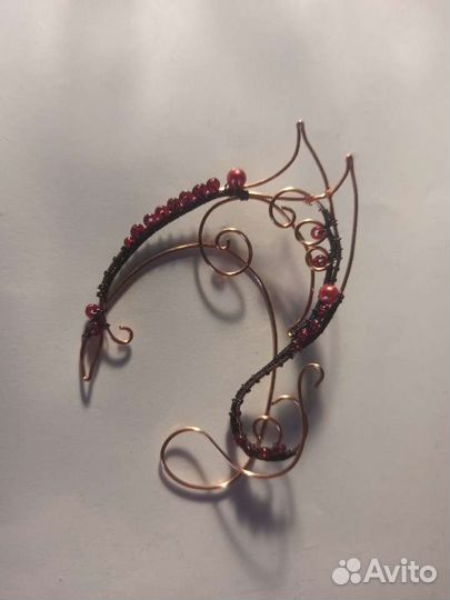 Серьги и каффы ручной работы