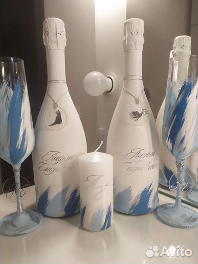 Свадебные украшения на стол