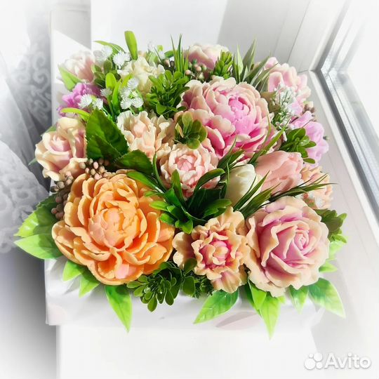 Букет из мыла