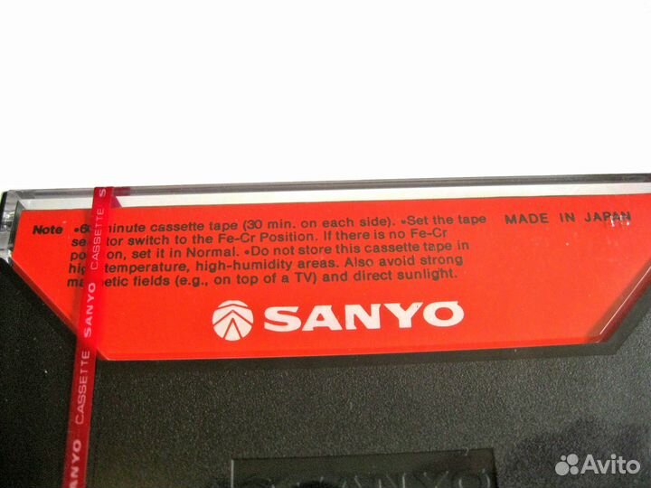 Редкие аудиокассеты sanyo, новые, 6 штук