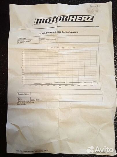 Картридж турбины Volkswagen transporter t5