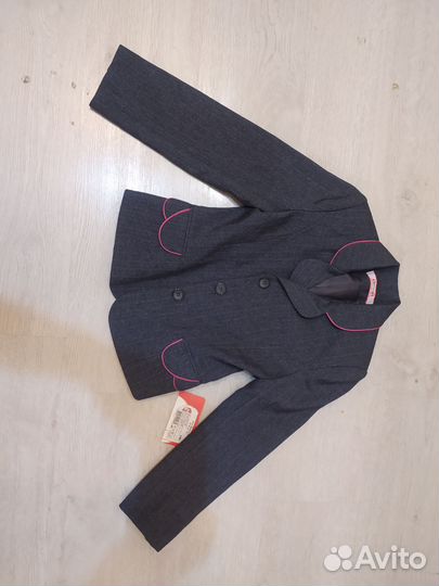 Жакет для девочки школьный новый