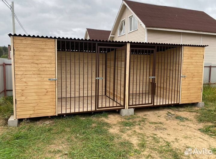 Вольер для собак опыт 6 лет