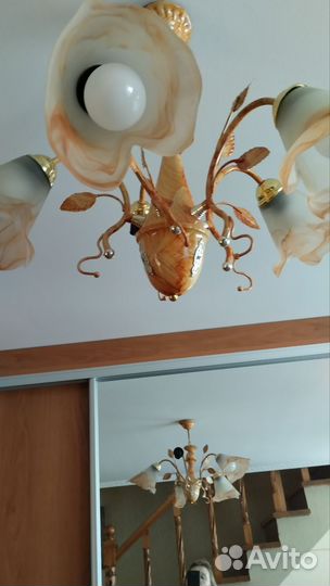 Люстра потолочная подвесная бу
