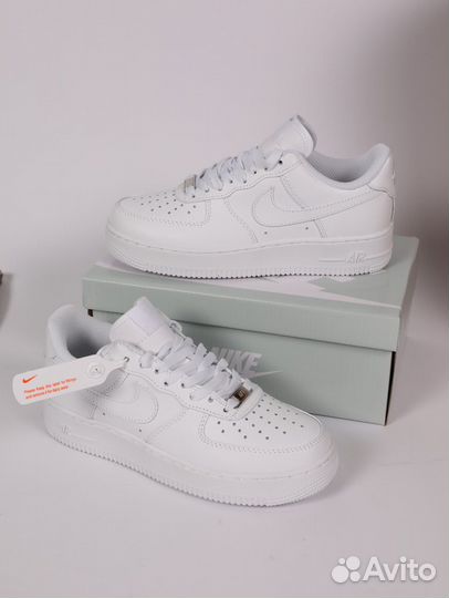 Кроссовки Nike air force 1 белые