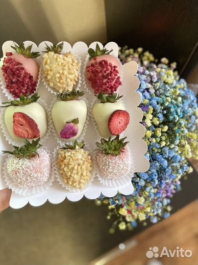 Клубника в шоколаде набор