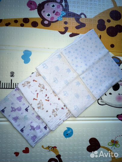 Муслиновые пеленки пакетом