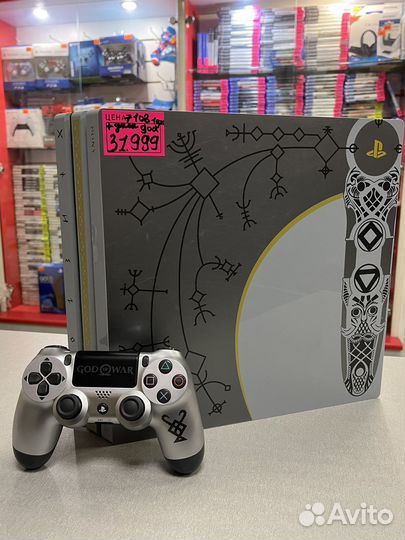 Sony PS4 PRO God of war limited edition + диск