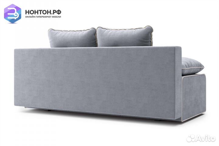 Диван еврокнижка Лестер серый