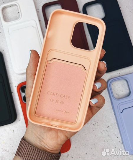 Чехлы с отделом под карту, для iPhone Xr/11/12/13