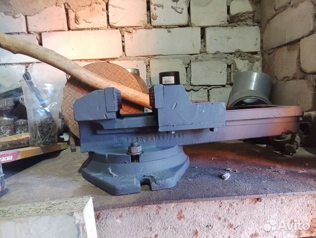Тиски станочные поворотные СССР