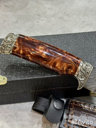Нож дамаск танто