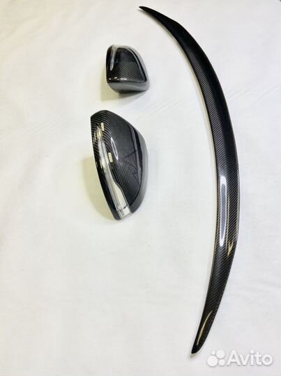 Спойлер зеркала карбон Mercedes CLS c257