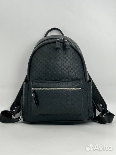 Рюкзак женский кожаный,черный,новый