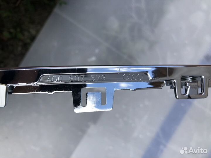 Молдинг бампера переднего Audi A6 C7 2015-2018