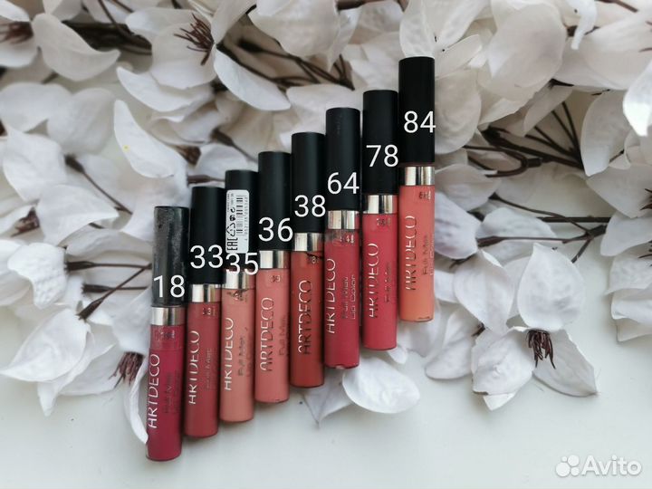 Жидкие матовые помады Artdeco, Nyx, Catrice, Victo