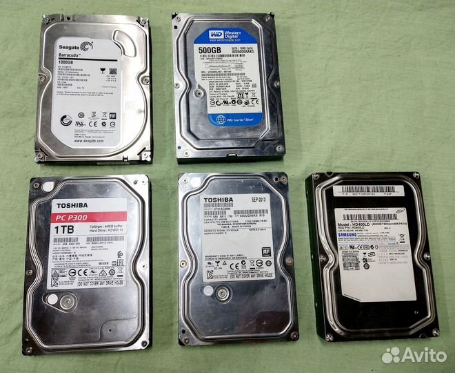 Жесткий диск 400Gb, 500Gb, 1TB