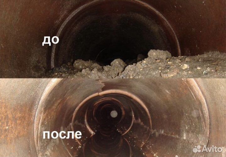 Устранение засоров,прочистка канализации