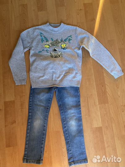 Вещи пакетом для девочки 104-110