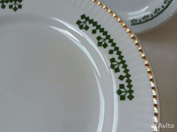 Винтажные тарелки в скандинавском стиле геометрия