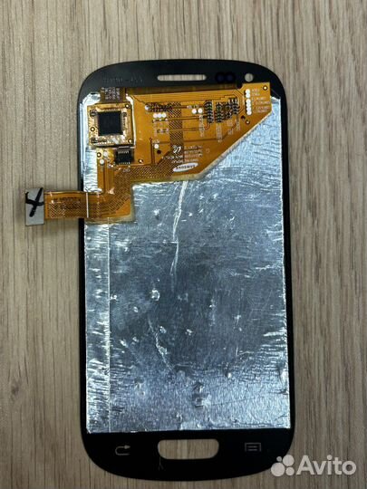 Дисплей Samsung S3 mini синий оригинал