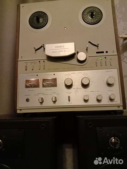 Катушечный магнитофон Союз 110 С1