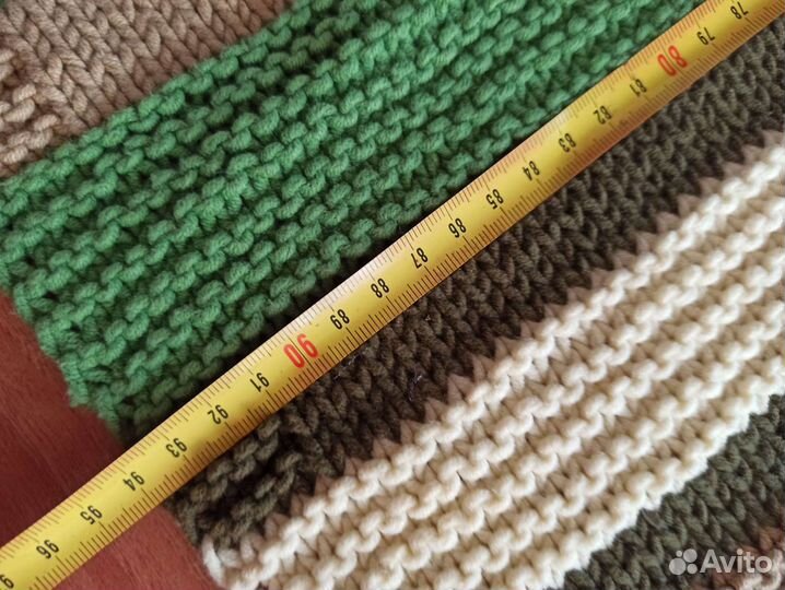 Плед детский вязаный