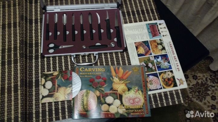 Набор для карвинга, чашки для кофе, набор метал. п