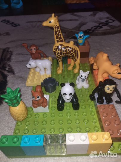 Лего дупло животные россыпью