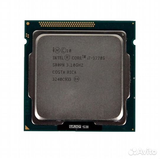 Б/у процессор сокет 1155 Intel Core i7-3770s sr0pn