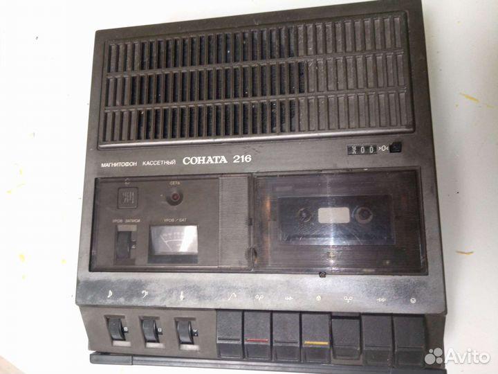 Кассетный магнитофон Ритм 303. Соната 216