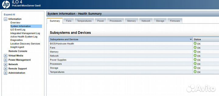Сервер HP ProLiant MicroServer Gen8