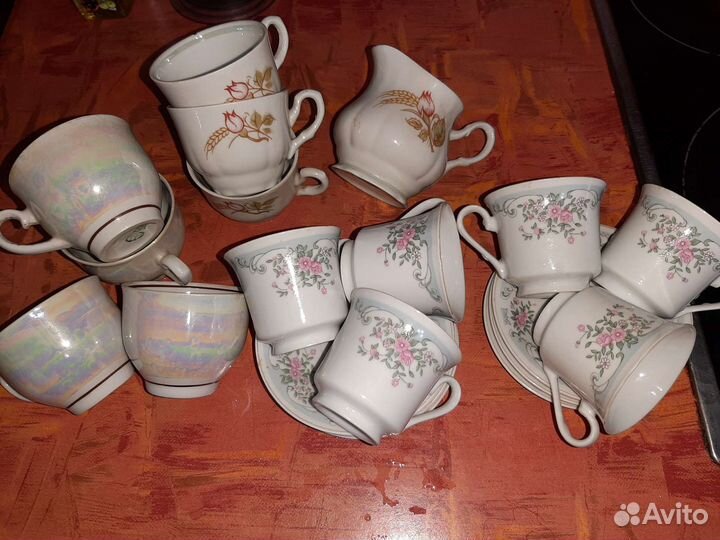 Посуда разная советская и современная