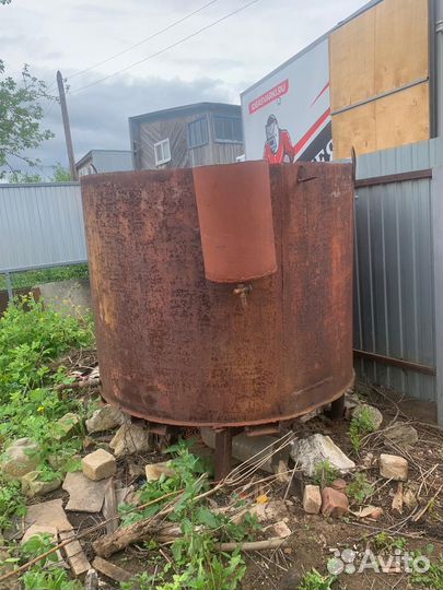 Бочка железная