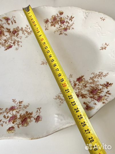 Антикварное блюдо и террин