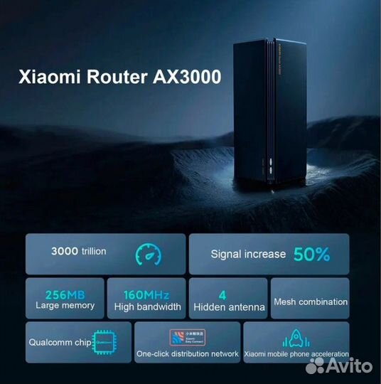 Роутер Xiaomi Mesh System AX3000(2-pack) dvb4287gl