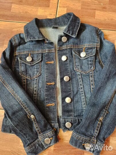 Джинсовая куртка zara 110