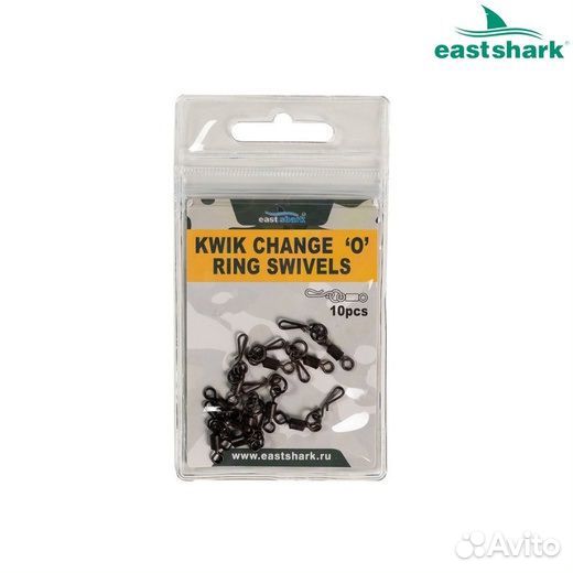 Карабин быстросъём с вертлюгом и кольцом