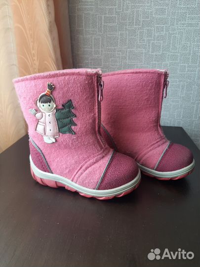 Валенки для девочки размер 25 розовые