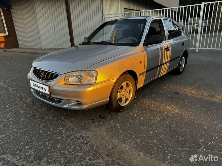 Hyundai Accent 1.5 AT, 2004, 198 524 км