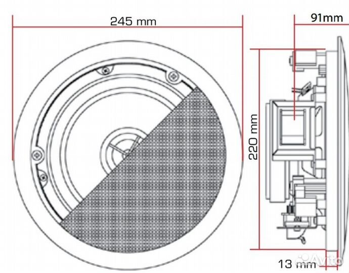 Акустическая система Ecler IC8