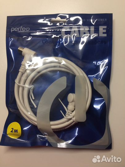 Антенный кабель для тв Perfeq длина 2 м