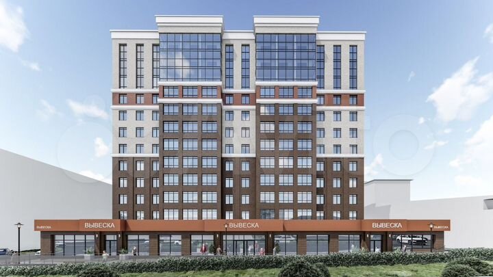 2-к. квартира, 84,6 м², 5/12 эт.