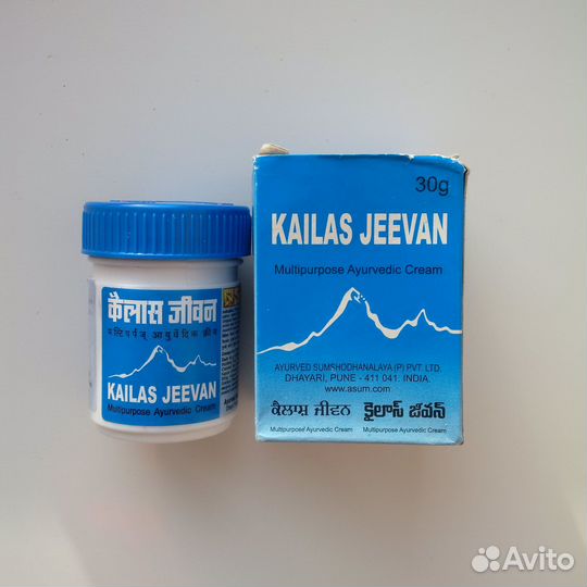 Аюрведический крем-бальзам kailas jeevan 30 г